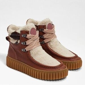 Sam Edelman Fay Sherpa cold weather booties size 7.5